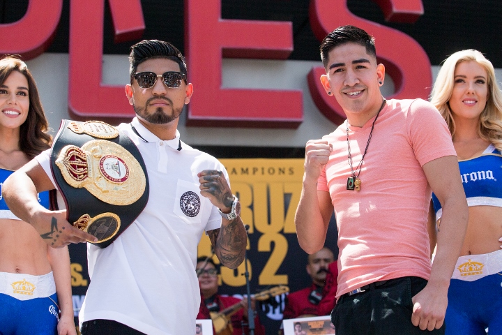 Leo Santa Cruz Abner Mares Staying Away From Eating Meat Boxing